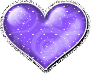 Gif animé coeur violet